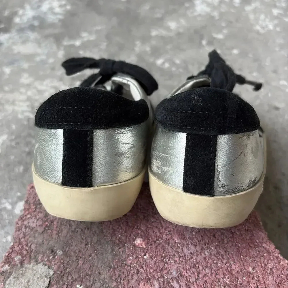 Golden goose, silver,kids, S Starr sneakers